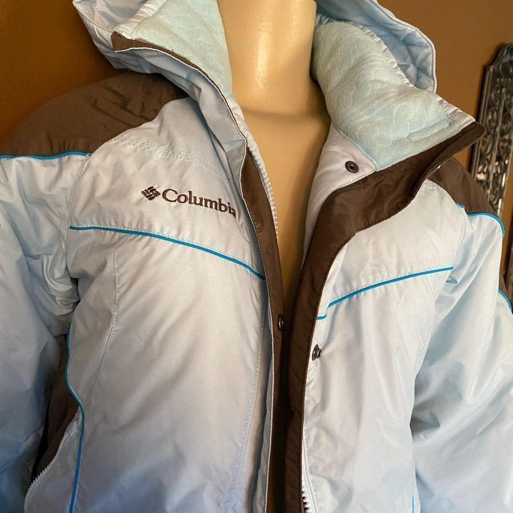 Kids Columbia Winter Coat 14/16 unisex powder blue